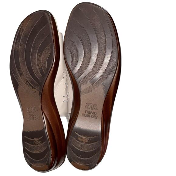 SAS Tripad Comfort Quatro Sandals Slingback Beige Bone Leather 8 N - Picture 10 of 12